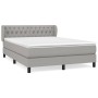 Boxspringbett mit hellgrauer Stoffmatratze 140x200 cm von vidaXL, Betten und Lattenroste - Ref: Foro24-3126485, Preis: 444,98...