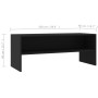 Schwarzer TV-Schrank aus Sperrholz, 100 x 40 x 40 cm von vidaXL, TV-Möbel - Ref: Foro24-800046, Preis: 50,25 €, Rabatt: %
