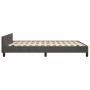 Dark gray velvet bed frame with headboard 140x200 cm by vidaXL, Beds and slatted bases - Ref: Foro24-3125636, Price: 218,63 €...