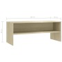 TV-Möbel aus Eichenfurnierholz 100x40x40cm von vidaXL, TV-Möbel - Ref: Foro24-800048, Preis: 47,88 €, Rabatt: %