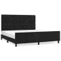 Estructura de cama con cabecero de terciopelo negro 160x200 cm de vidaXL, Camas y somieres - Ref: Foro24-3125948, Precio: 259...