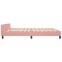 Pink velvet bed frame with headboard 200x200 cm by vidaXL, Beds and slatted bases - Ref: Foro24-3126024, Price: 230,21 €, Dis...