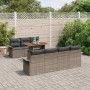 Conjunto de sofá de jardín 8 pcs Gris 100 x 55 x 73 cm