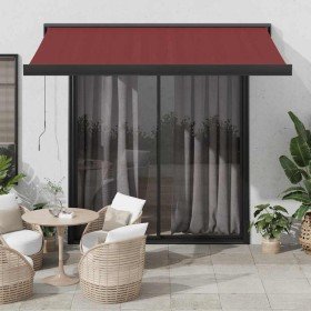 Toldo retráctil automático burdeos 350x250 cm Toldo retráctil automático burdeos 350x250 cm