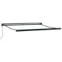 Toldo retráctil automático burdeos 400x300 cm