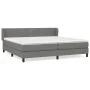 Box spring bed with dark gray fabric mattress 200x200 cm by vidaXL, Beds and slatted bases - Ref: Foro24-3126190, Price: 576,...