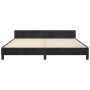 Bed frame with black velvet headboard 160x200 cm by vidaXL, Beds and slatted bases - Ref: Foro24-3126009, Price: 213,90 €, Di...