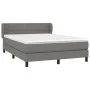 Box spring bed with dark gray fabric mattress 140x190 cm by vidaXL, Beds and slatted bases - Ref: Foro24-3126238, Price: 517,...