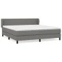 Boxspringbett mit dunkelgrauer Stoffmatratze 160x200 cm von vidaXL, Betten und Lattenroste - Ref: Foro24-3126094, Preis: 528,...