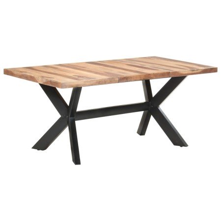 Mesa de comedor de madera acacia acabado miel 180x90x75 cm en Mesas de cocina y de comedor | Comprar online en Foro24