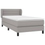 Boxspringbett mit hellgrauer Stoffmatratze 90x200 cm von vidaXL, Betten und Lattenroste - Ref: Foro24-3126293, Preis: 321,84 ...