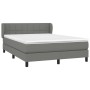 Boxspringbett mit dunkelgrauer Stoffmatratze 140x200 cm von vidaXL, Betten und Lattenroste - Ref: Foro24-3126246, Preis: 458,...