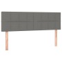 Boxspringbett mit dunkelgrauer Stoffmatratze 140x200 cm von vidaXL, Betten und Lattenroste - Ref: Foro24-3126246, Preis: 458,...
