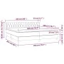 Boxspringbett mit cremefarbener Stoffmatratze 200x200 cm von vidaXL, Betten und Lattenroste - Ref: Foro24-3126514, Preis: 598...