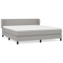 Boxspringbett mit hellgrauer Stoffmatratze 160x200 cm von vidaXL, Betten und Lattenroste - Ref: Foro24-3126093, Preis: 508,97...