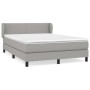 Boxspringbett mit hellgrauer Stoffmatratze 140x190 cm von vidaXL, Betten und Lattenroste - Ref: Foro24-3126157, Preis: 449,59...