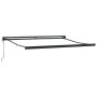 Toldo retráctil automático burdeos 300x250 cm