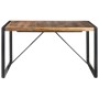 Mesa de comedor de madera maciza 140x140x75 cm