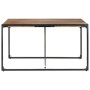 Mesa de comedor de madera maciza 140x140x75 cm