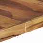 Mesa de comedor de madera maciza 140x140x75 cm