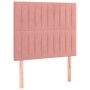 Pink velvet bed frame with headboard 80x200 cm by vidaXL, Beds and slatted bases - Ref: Foro24-3125848, Price: 146,60 €, Disc...