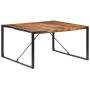 Mesa de comedor de madera maciza 140x140x75 cm