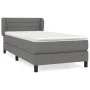 Boxspringbett mit dunkelgrauer Stoffmatratze 90x190 cm von vidaXL, Betten und Lattenroste - Ref: Foro24-3126286, Preis: 315,0...
