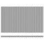 Toldo retráctil manual luz LED antracita y blanco 500x300 cm