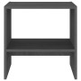 Nachttische 2 Stück massives graues Kiefernholz 40x30,5x40 cm von vidaXL, Nachttische - Ref: Foro24-808058, Preis: 32,80 €, R...