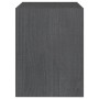 Nachttische 2 Stück massives graues Kiefernholz 40x30,5x40 cm von vidaXL, Nachttische - Ref: Foro24-808058, Preis: 32,80 €, R...