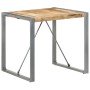 Mesa de comedor madera de mango rugosa 80x80x75 cm en Mesas de cocina y de comedor | Comprar online en Foro24