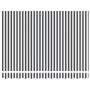 Toldo retráctil aluminio y tela gris antracita y blanco 3x2,5 m