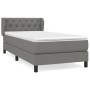 Boxspringbett mit dunkelgrauer Stoffmatratze 80x200 cm von vidaXL, Betten und Lattenroste - Ref: Foro24-3126438, Preis: 296,1...