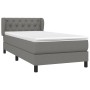Boxspringbett mit dunkelgrauer Stoffmatratze 80x200 cm von vidaXL, Betten und Lattenroste - Ref: Foro24-3126438, Preis: 296,1...