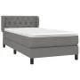 Boxspringbett mit dunkelgrauer Stoffmatratze 80x200 cm von vidaXL, Betten und Lattenroste - Ref: Foro24-3126438, Preis: 305,2...