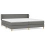 Cama box spring con colchón tela gris oscuro 200x200 cm de vidaXL, Camas y somieres - Ref: Foro24-3126670, Precio: 589,71 €, ...