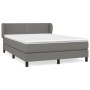Boxspringbett mit dunkelgrauer Stoffmatratze 140x190 cm von vidaXL, Betten und Lattenroste - Ref: Foro24-3126158, Preis: 466,...