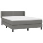 Boxspringbett mit dunkelgrauer Stoffmatratze 140x190 cm von vidaXL, Betten und Lattenroste - Ref: Foro24-3126158, Preis: 466,...