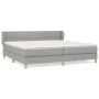 Boxspringbett mit hellgrauer Stoffmatratze 200x200 cm von vidaXL, Betten und Lattenroste - Ref: Foro24-3126829, Preis: 589,38...