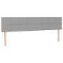 Box spring bed with light gray fabric mattress 200x200 cm by vidaXL, Beds and slatted bases - Ref: Foro24-3126829, Price: 592...
