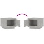 Mesa de centro madera contrachapada gris hormigón 51x50x45 cm de vidaXL, Mesas de centro - Ref: Foro24-811803, Precio: 37,98 ...