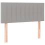 Box spring bed with light gray fabric mattress 100x200 cm by vidaXL, Beds and slatted bases - Ref: Foro24-3126941, Price: 322...