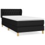 Boxspringbett mit schwarzer Stoffmatratze 90x200 cm von vidaXL, Betten und Lattenroste - Ref: Foro24-3127015, Preis: 306,77 €...