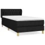 Boxspringbett mit schwarzer Stoffmatratze 90x200 cm von vidaXL, Betten und Lattenroste - Ref: Foro24-3127015, Preis: 306,03 €...