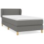 Boxspringbett mit dunkelgrauer Stoffmatratze 90x200 cm von vidaXL, Betten und Lattenroste - Ref: Foro24-3126614, Preis: 322,0...