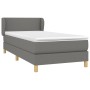 Boxspringbett mit dunkelgrauer Stoffmatratze 90x200 cm von vidaXL, Betten und Lattenroste - Ref: Foro24-3126614, Preis: 322,0...