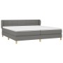 Boxspringbett mit dunkelgrauer Stoffmatratze 200x200 cm von vidaXL, Betten und Lattenroste - Ref: Foro24-3126830, Preis: 579,...