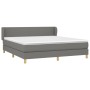Boxspringbett mit dunkelgrauer Stoffmatratze 180x200 cm von vidaXL, Betten und Lattenroste - Ref: Foro24-3126662, Preis: 593,...