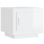 Engineered wood glossy white coffee table 51x50x45 cm by vidaXL, Coffee table - Ref: Foro24-811805, Price: 46,43 €, Discount: %