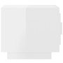 Engineered wood glossy white coffee table 51x50x45 cm by vidaXL, Coffee table - Ref: Foro24-811805, Price: 46,43 €, Discount: %